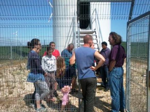Dunakiliti tábor 2015 Szól a szív…Alapítvány, Szélturbina látogatás. Dunakiliti tábor 2015 Szól a szív...Alapítvány